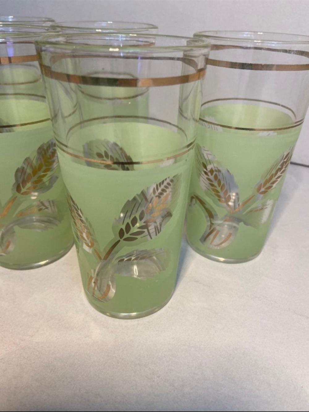 Italia Avir Glasses - Vintage - Set Of 6